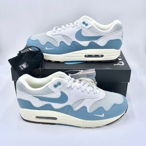NEW Nike Patta x Air Max 1 Waves Noise Aqua DH1348-004 Running Shoe Men’s Sz 11
